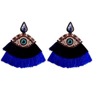 Súper cute evil eye earrings